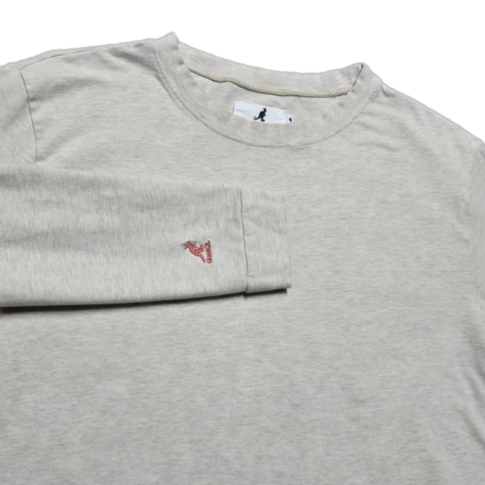 Kangol Knit Sweater Womens Medium Kangaroo Sweatshirt‎ Comfort Beige Cropped